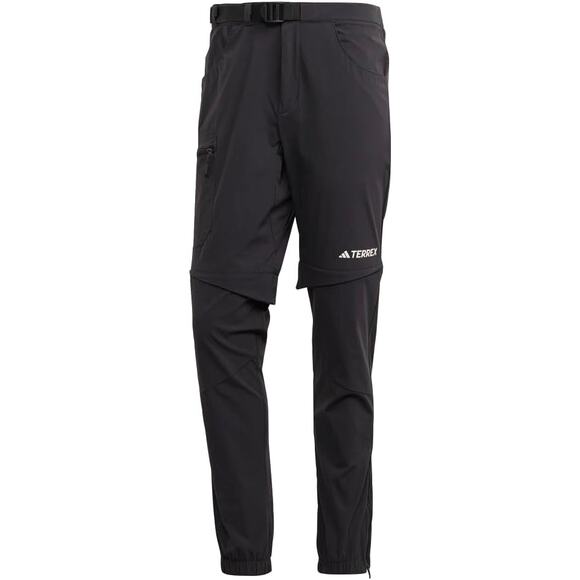 NWT adidas Terrex Utilitas Men's Hiking Zip-Off Pants Black Outdoor XLT - Picture 1 of 7